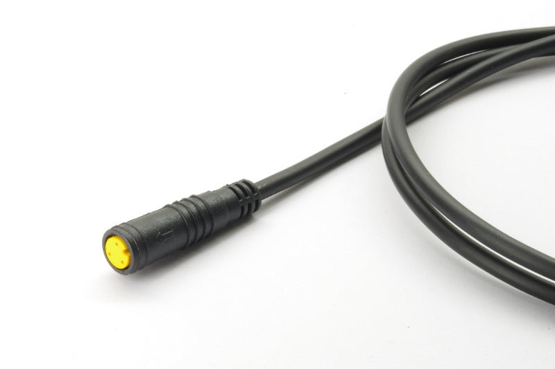 3-pole HIGO Mini-B extension cable centrally joined and protected by heat shrink tubing