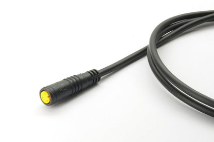 3-pole HIGO Mini-B extension cable centrally joined and protected by heat shrink tubing