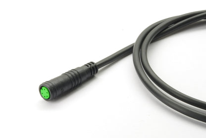 5-pole HIGO Mini-B extension cable centrally joined and protected by heat shrink tubing