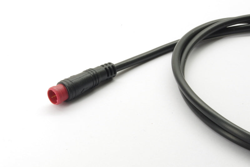 2-pole HIGO Mini-B extension cable centrally joined and protected by heat shrink tubing