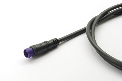 6-pole HIGO Mini-B extension cable centrally joined and protected by heat shrink tubing